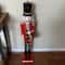 36" Red and Green Christmas Nutcracker Soldier with Horn